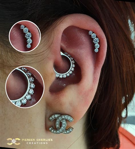 daith earrings titanium